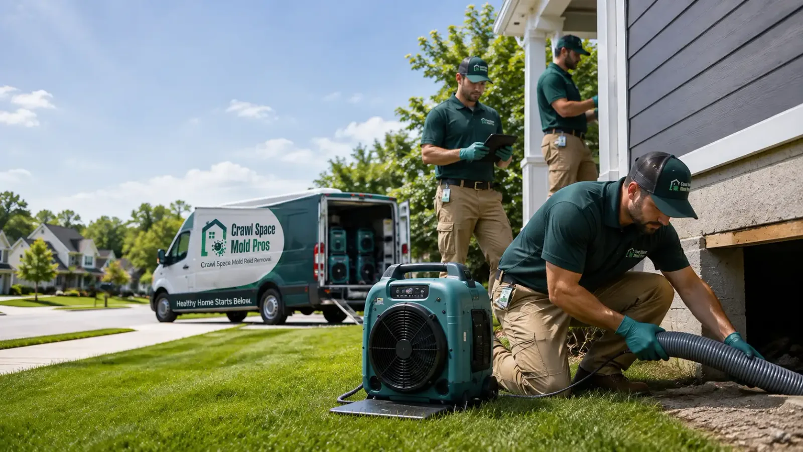 Crawl Space Mold Removal in Farmersburg, IA